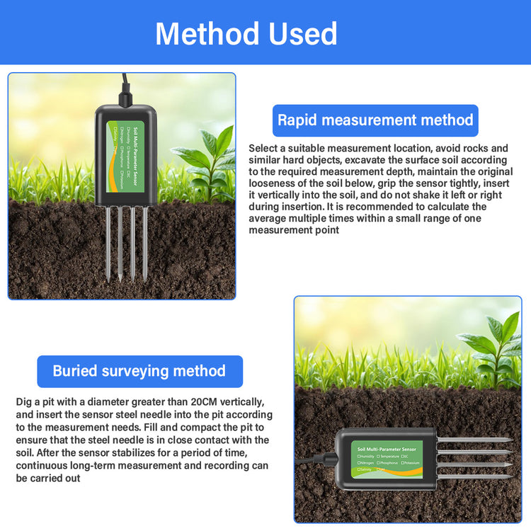 8 in 1 NPK Soil Sensor Probe | Yieryi – Yieryi Meter