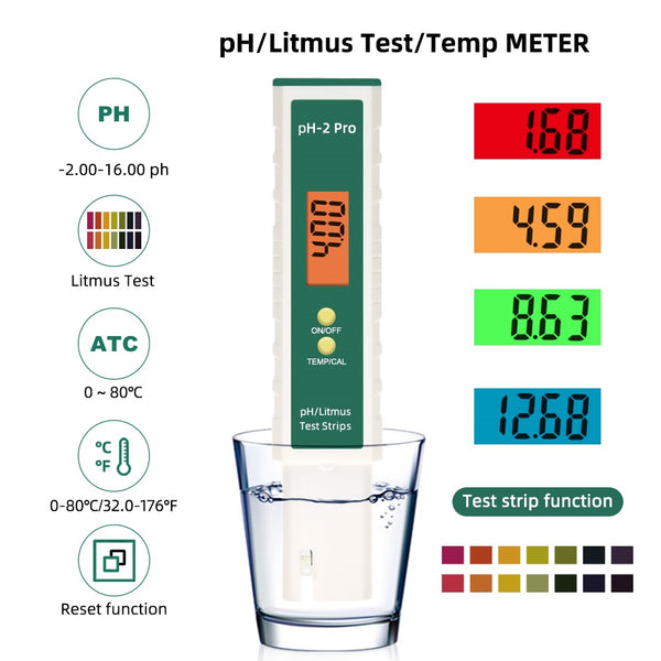 Water Quality pH Meter