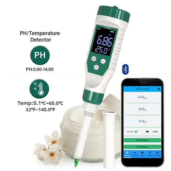 Bluetooth pH meter for Cosmetics